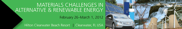 2012年能源材料的挑战